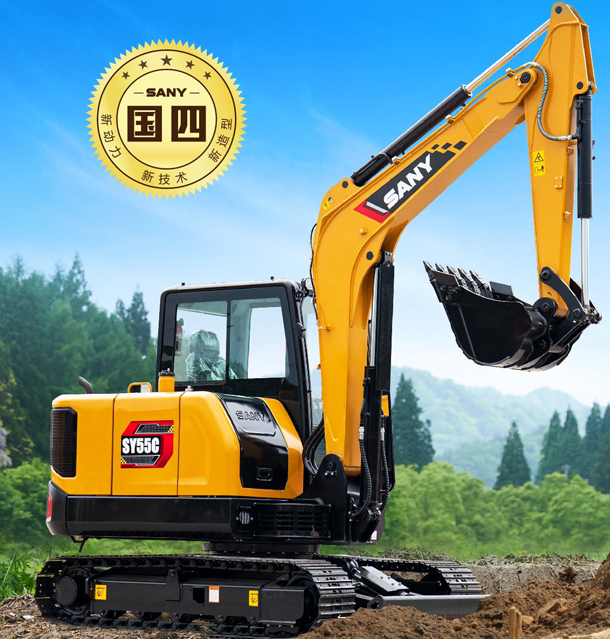 三一55C,SY55C，引擎：囯四五十铃4JG3T 36KW